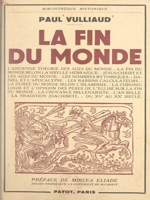 cover image of La fin du monde